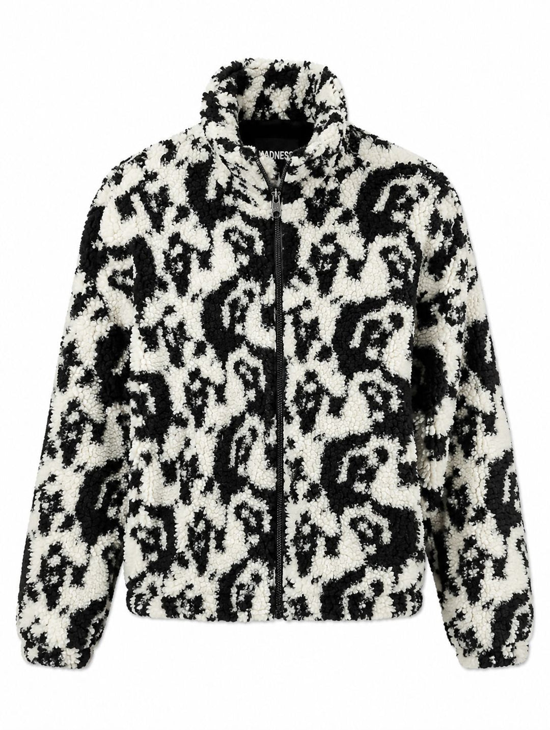 ONLTHEA TEDDY AOP JACKET CC OTW Black/Cloud Dancer Aztec