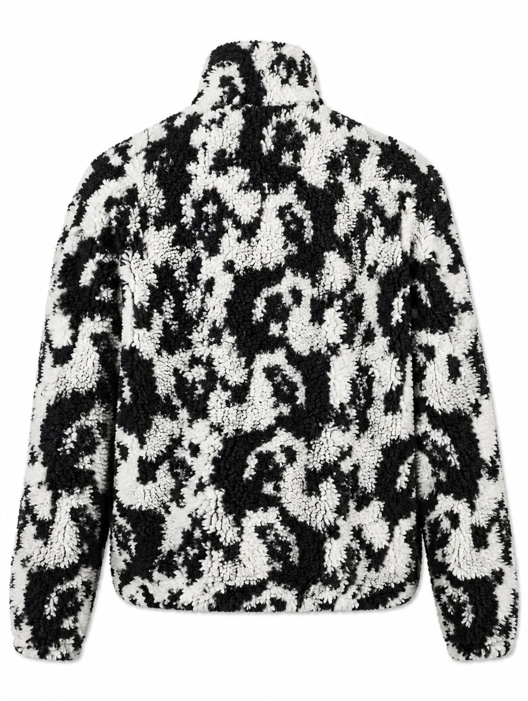 ONLTHEA TEDDY AOP JACKET CC OTW Black/Cloud Dancer Aztec
