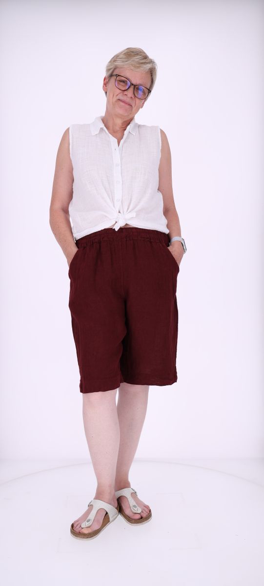 LEMON SRL Leinenshort Damen