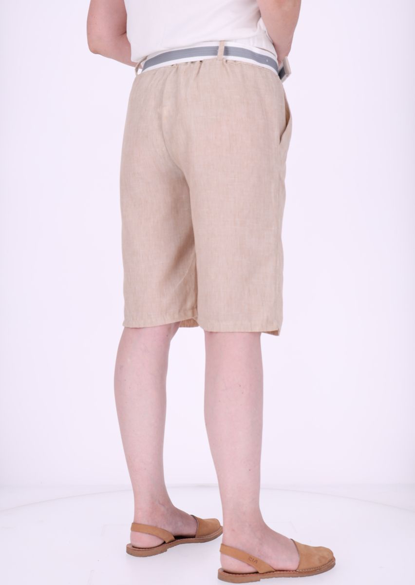 Short Damen mit Gürtel Knielang