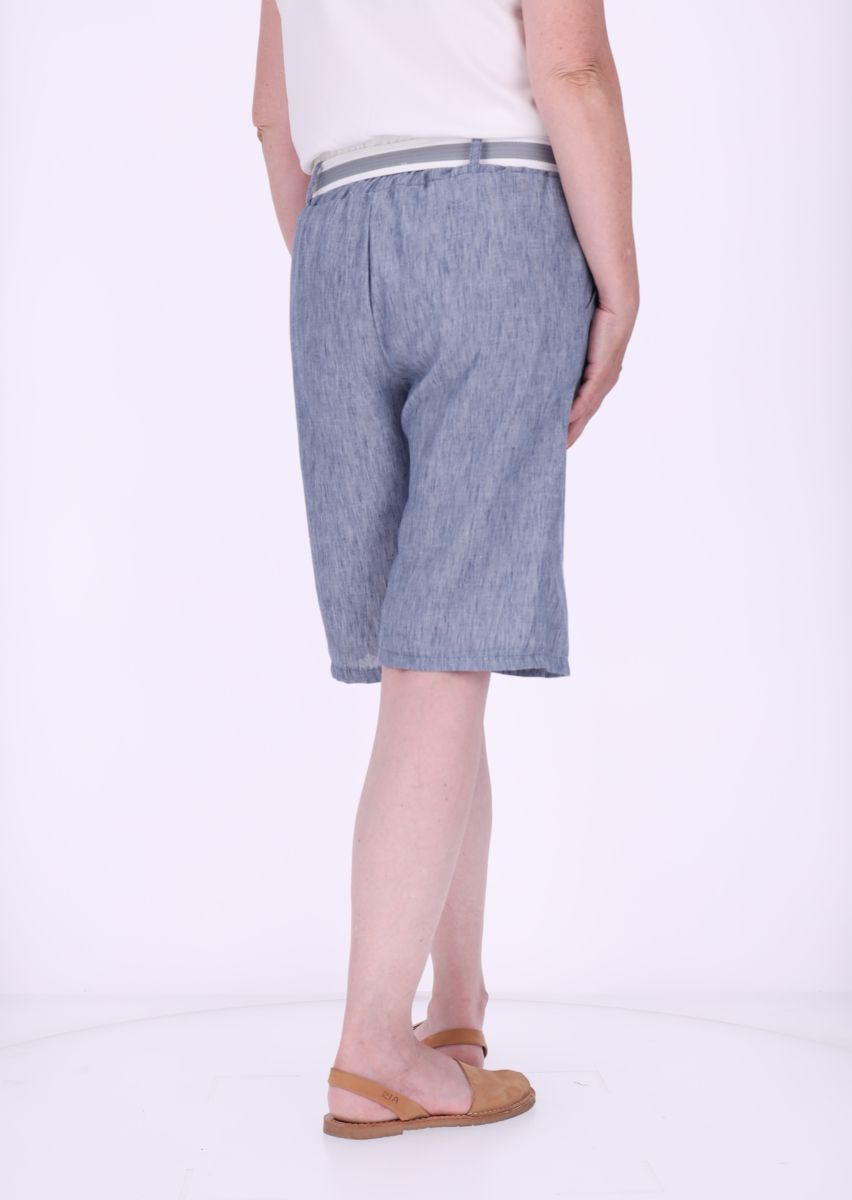 Short Damen mit Gürtel Knielang