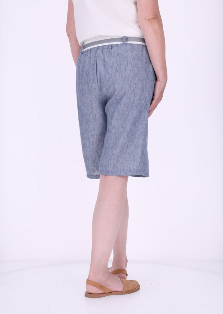 Short Damen mit Gürtel Knielang