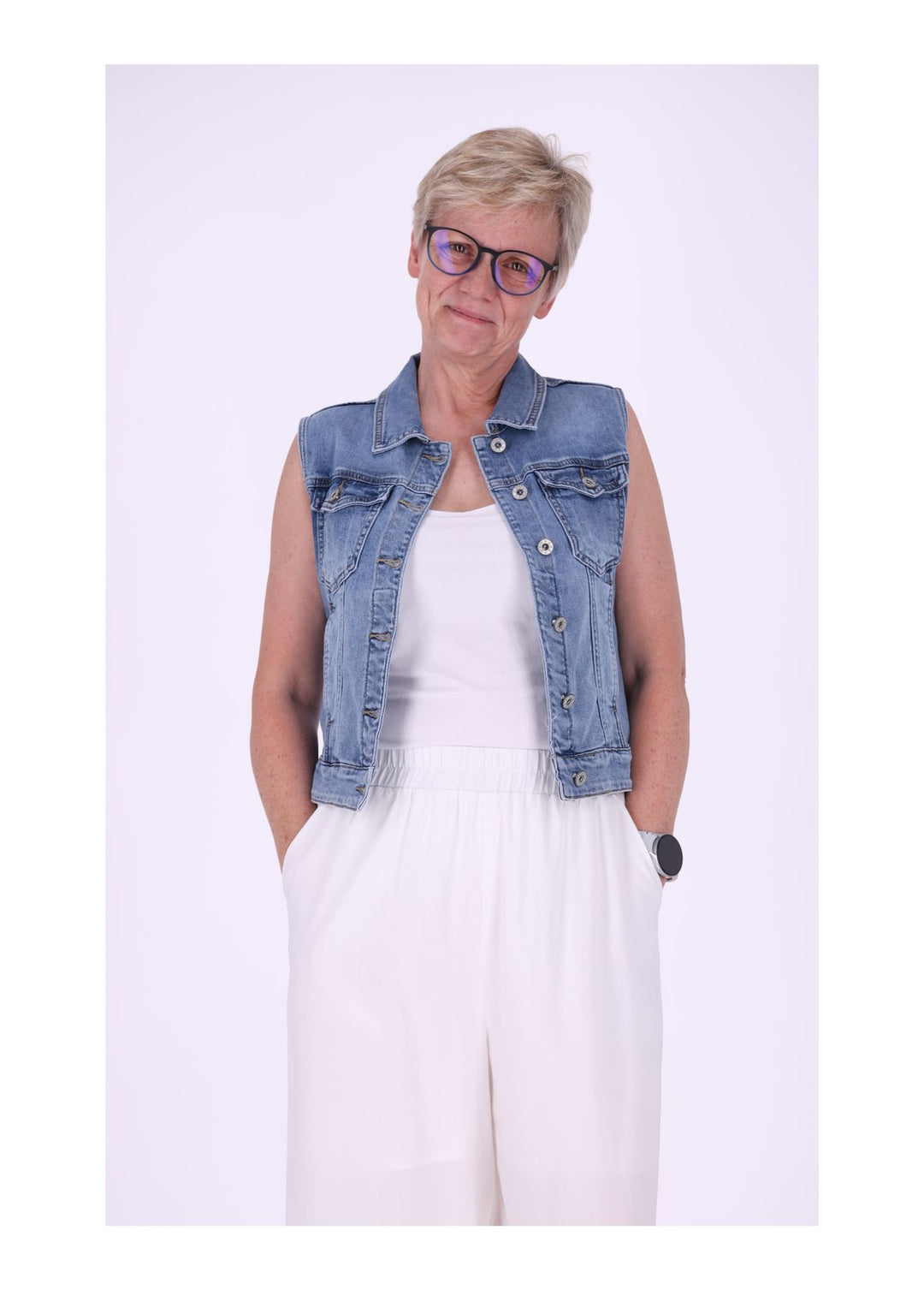 Jeans Weste Damen
