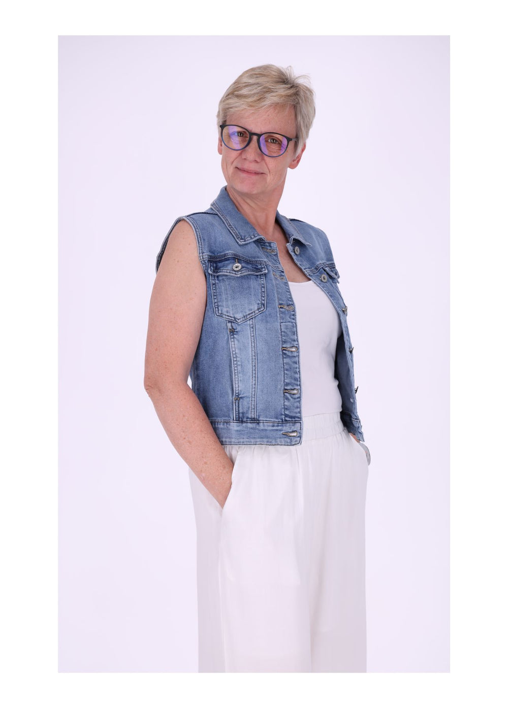 Jeans Weste Damen