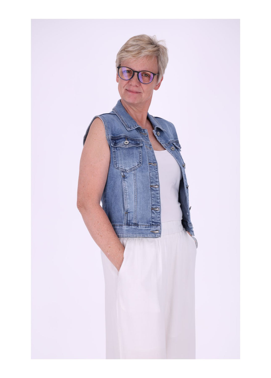 Jeans Weste Damen