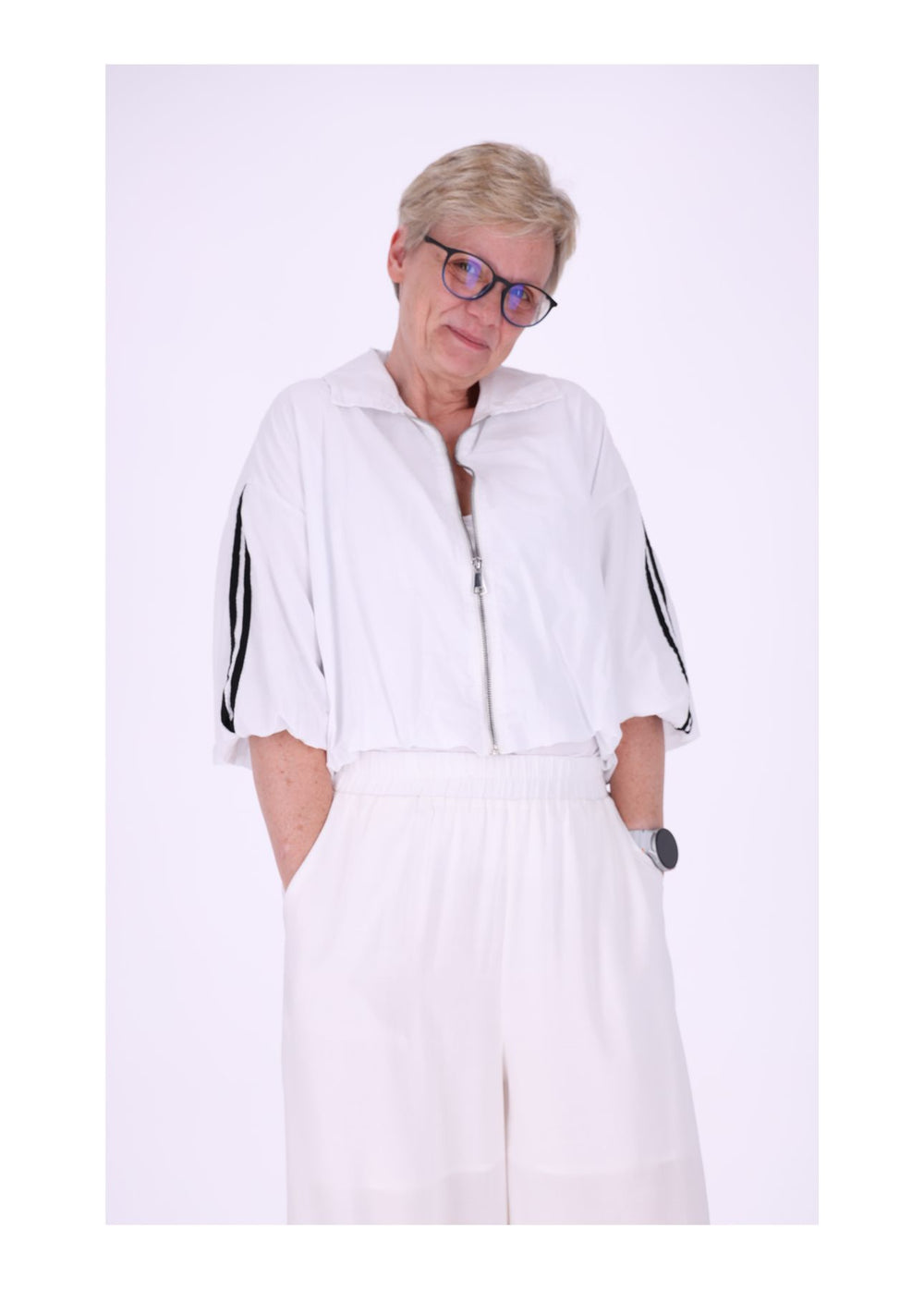 Jacke Damen 3/4 Arm Ballonärmel
