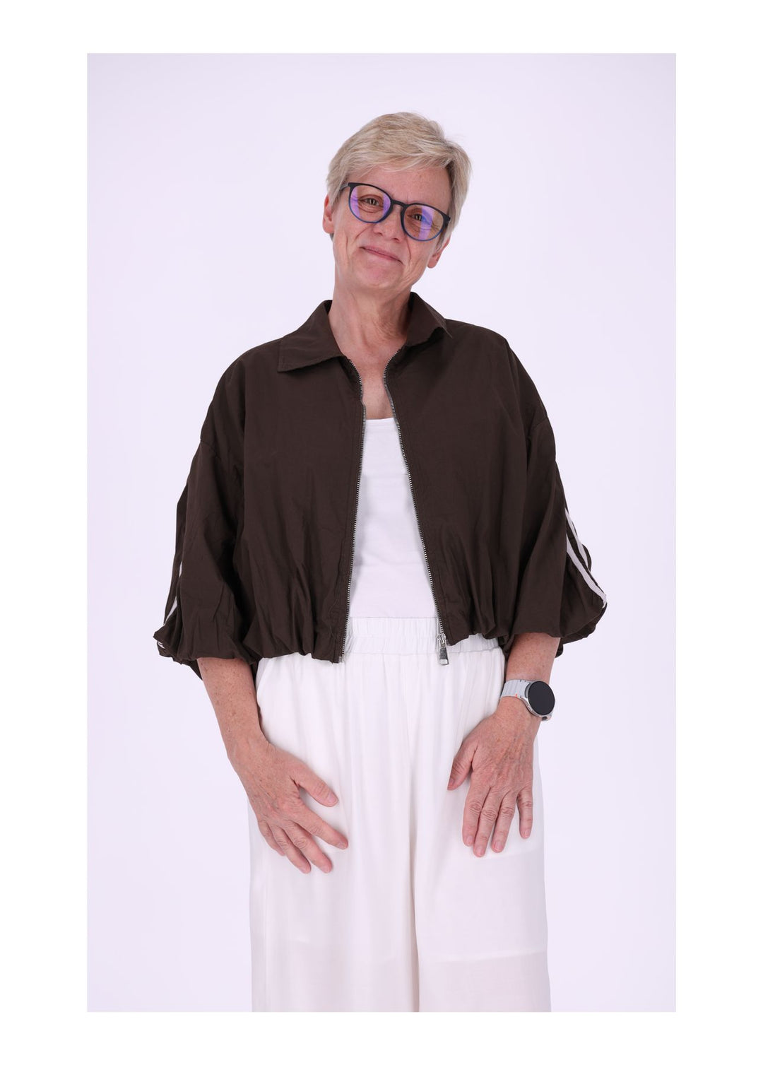 Jacke Damen 3/4 Arm Ballonärmel