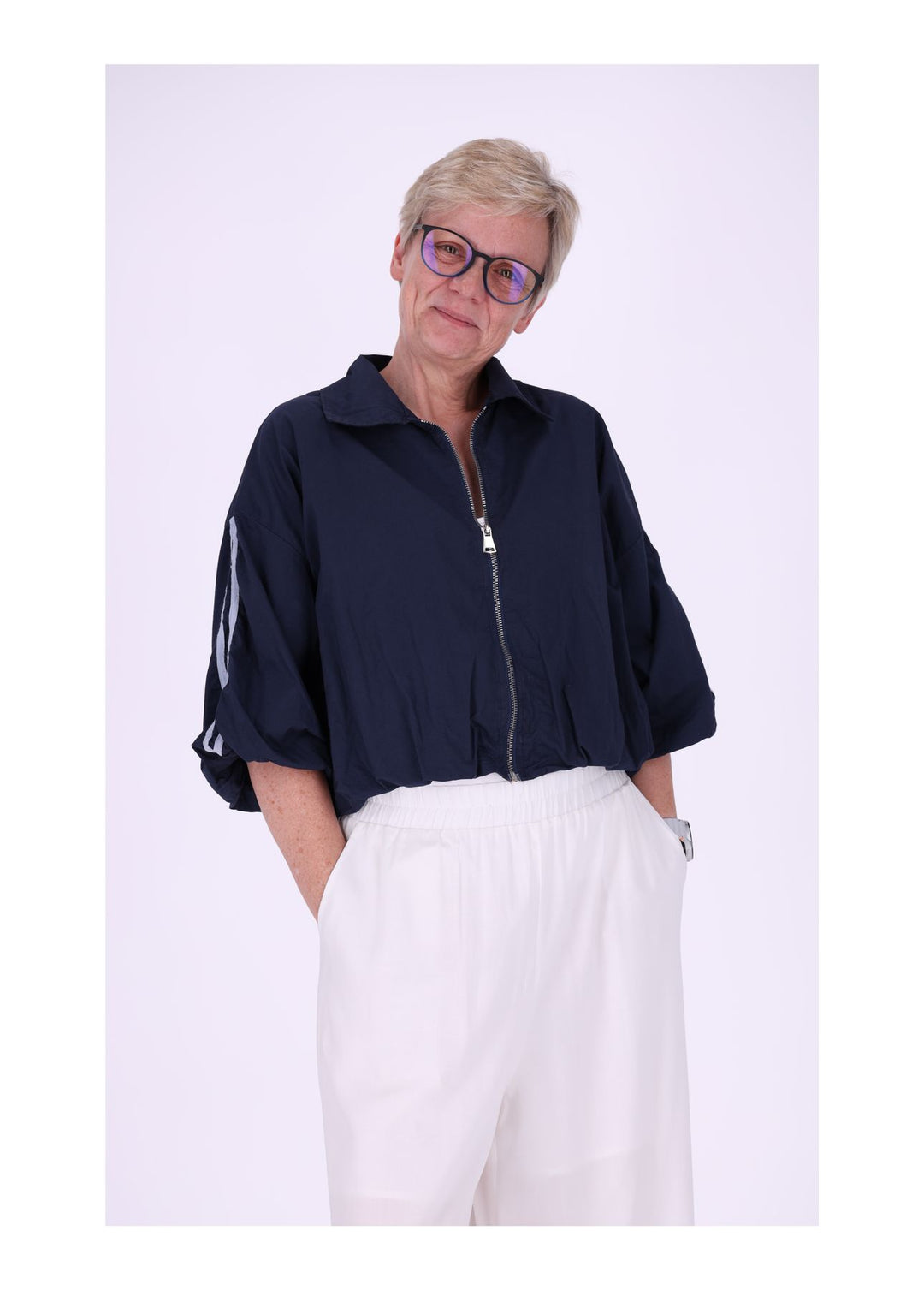 Jacke Damen 3/4 Arm Ballonärmel