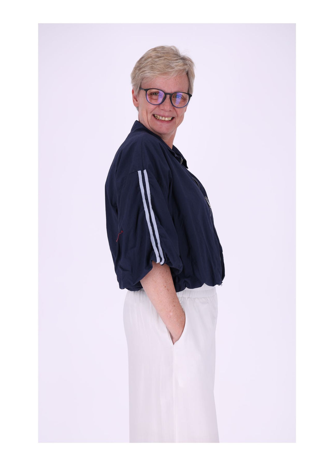 Jacke Damen 3/4 Arm Ballonärmel