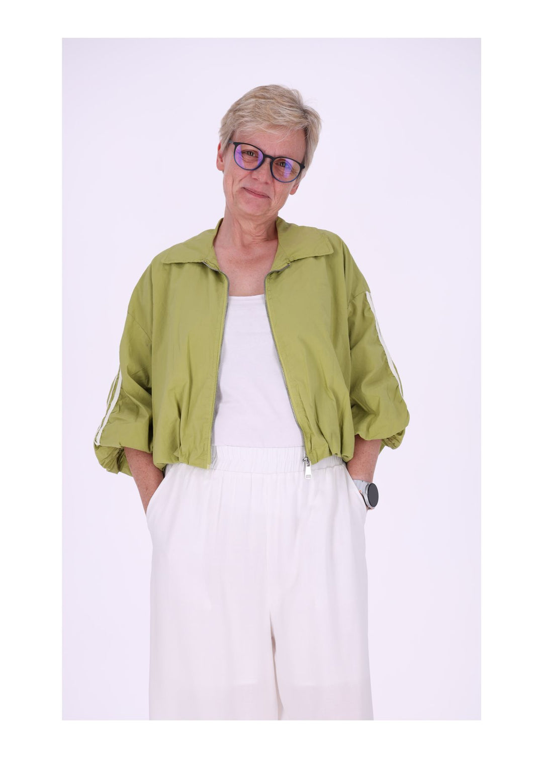 Jacke Damen 3/4 Arm Ballonärmel