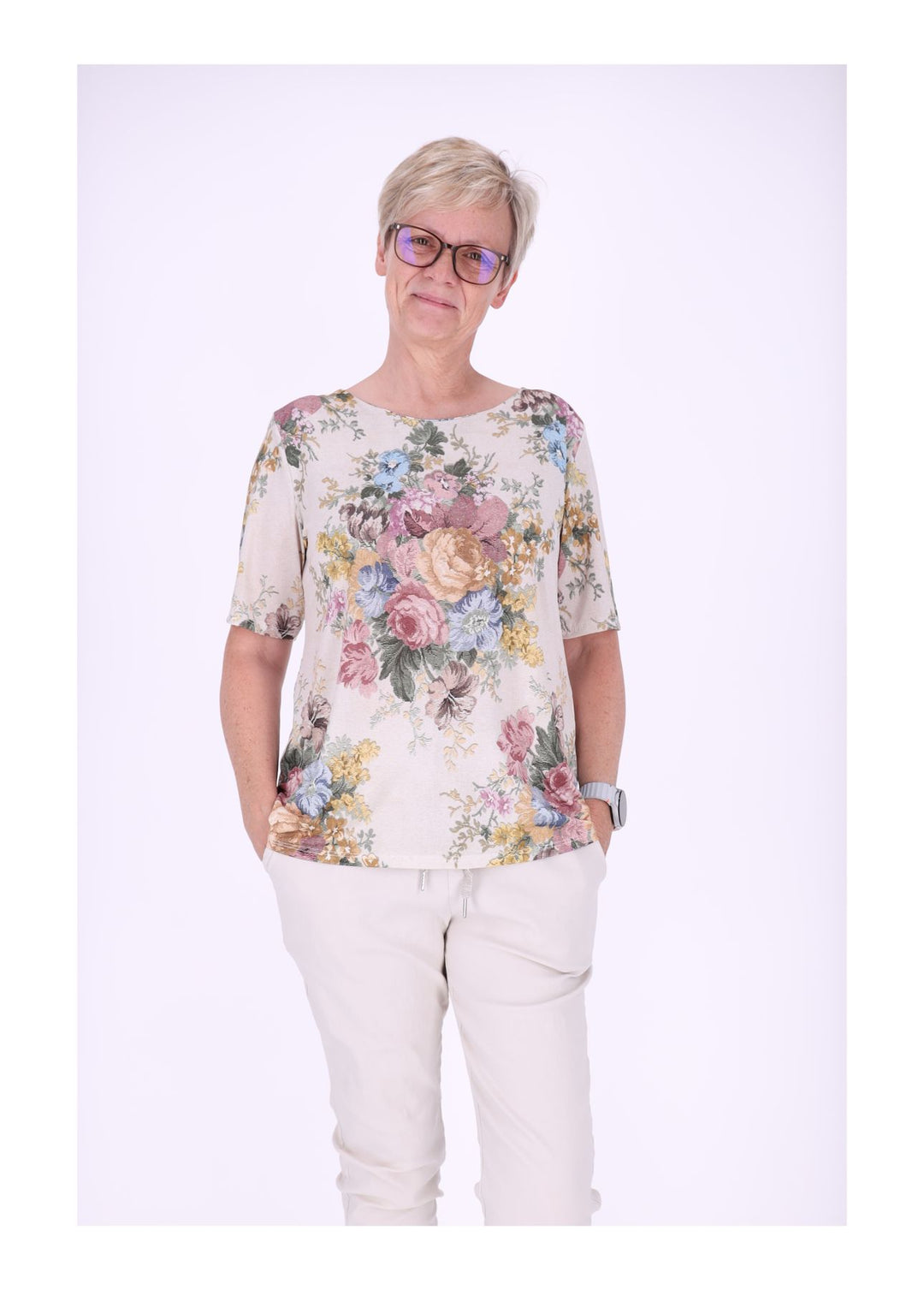 T-Shirt Damen AOP Floral