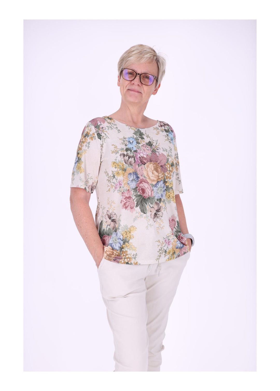 T-Shirt Damen AOP Floral