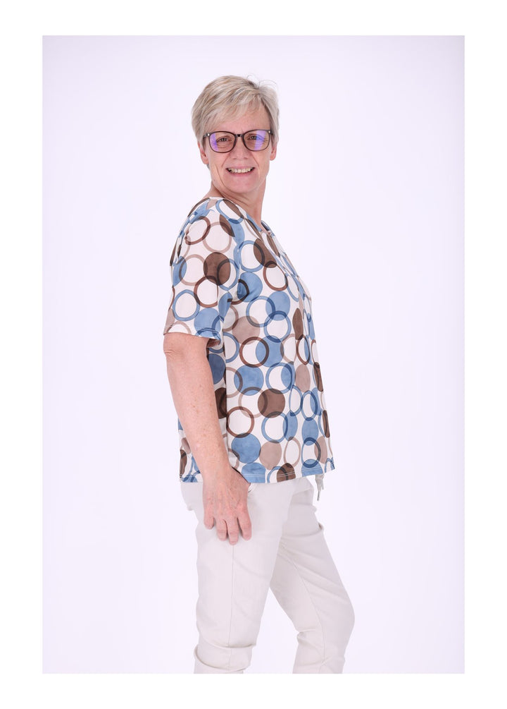 T-Shirt Damen AOP Kreise