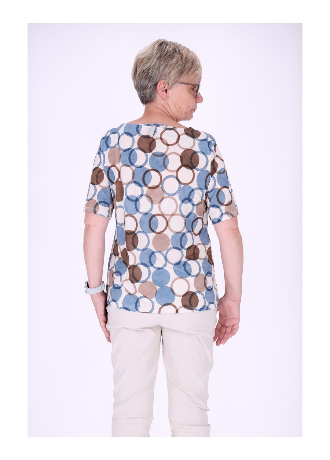 T-Shirt Damen AOP Kreise