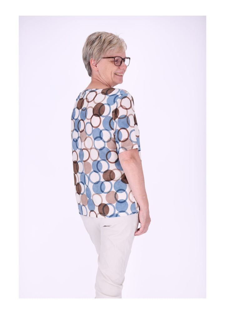 T-Shirt Damen AOP Kreise