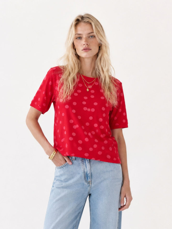 T-Shirt Damen AOP Punkte