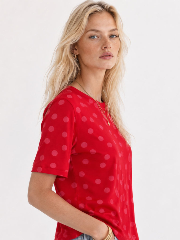 T-Shirt Damen AOP Punkte