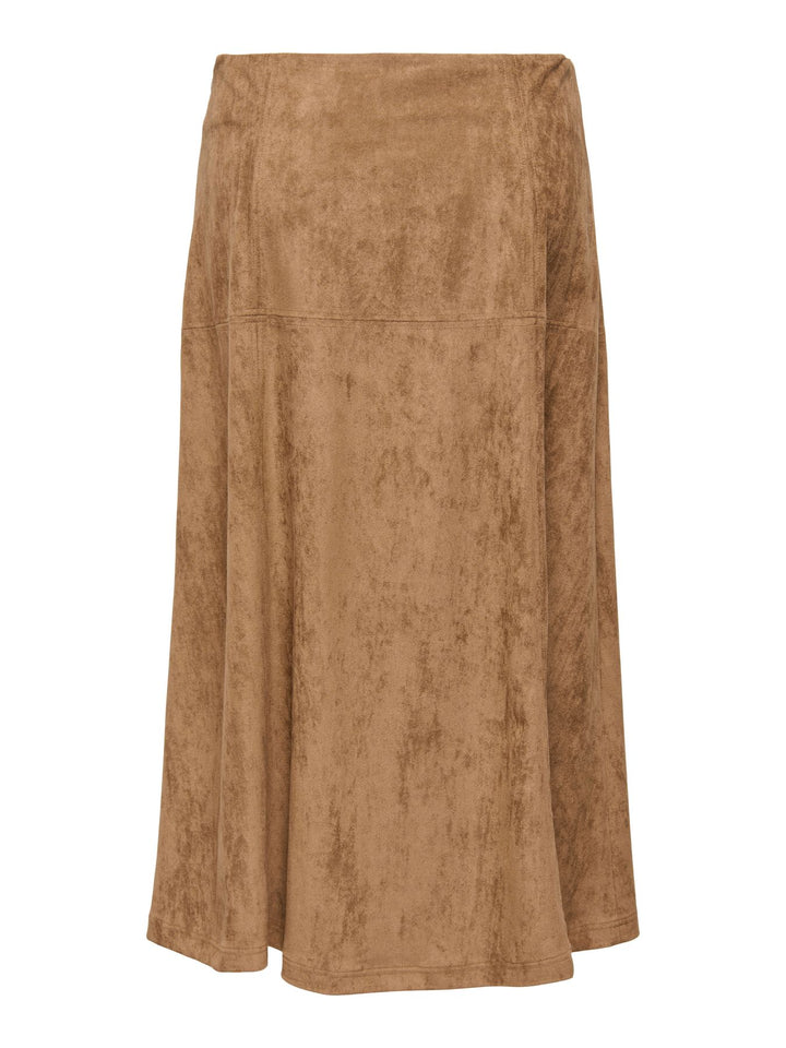 ONLLIXA MW LONG FAUX SUEDE SKIRT CC
