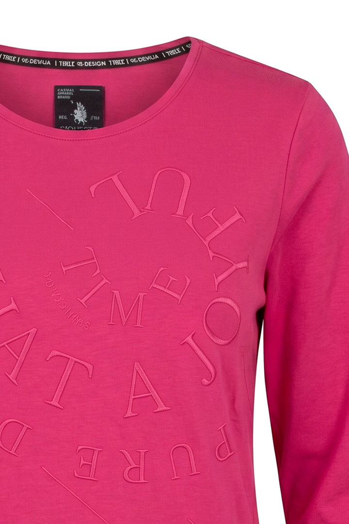 Shirt 3/4 Damen Lettering Print