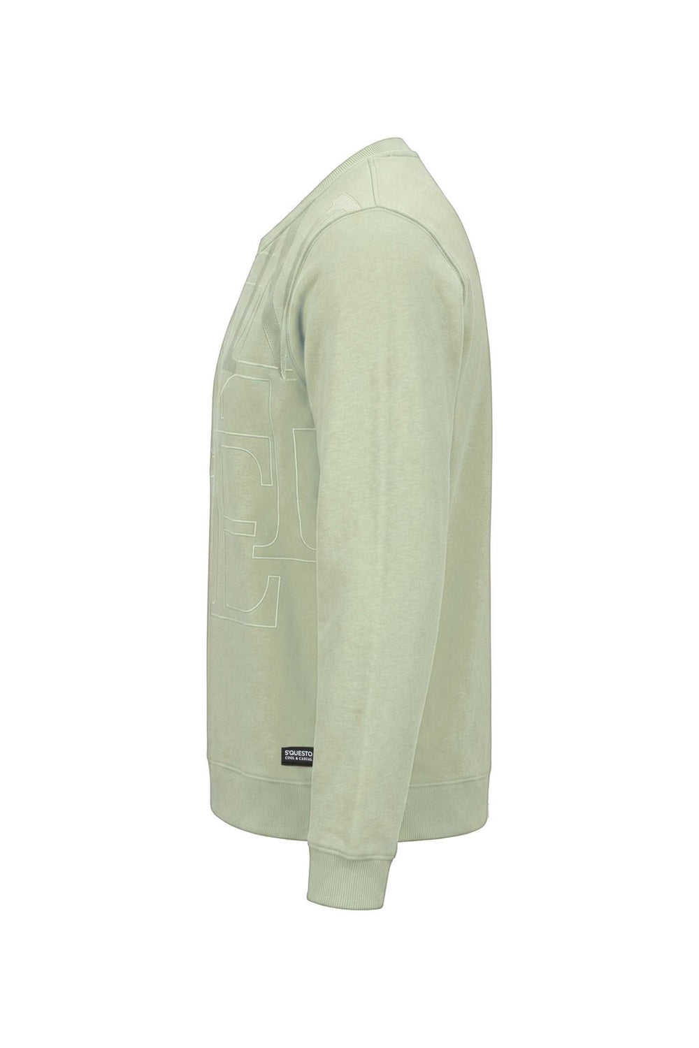 Leichtsweat Damen tonaler abstrakter Lettering Print