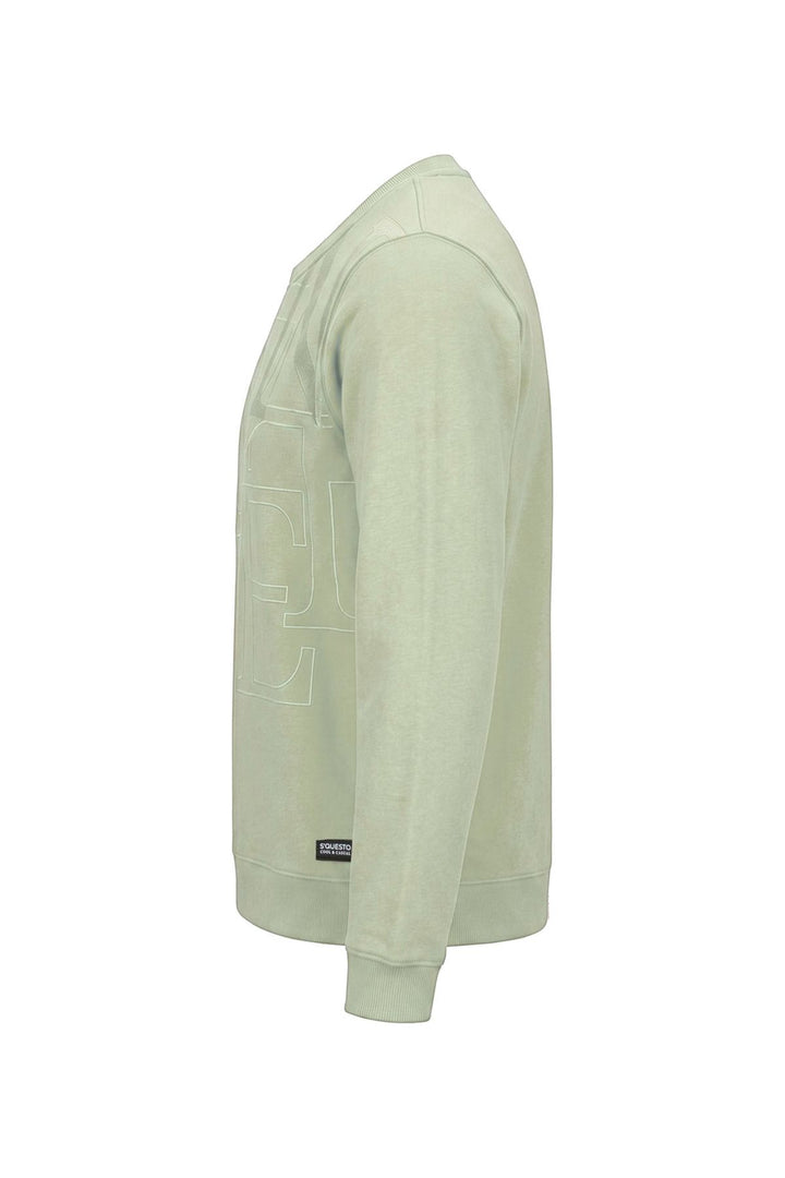Leichtsweat Damen tonaler abstrakter Lettering Print