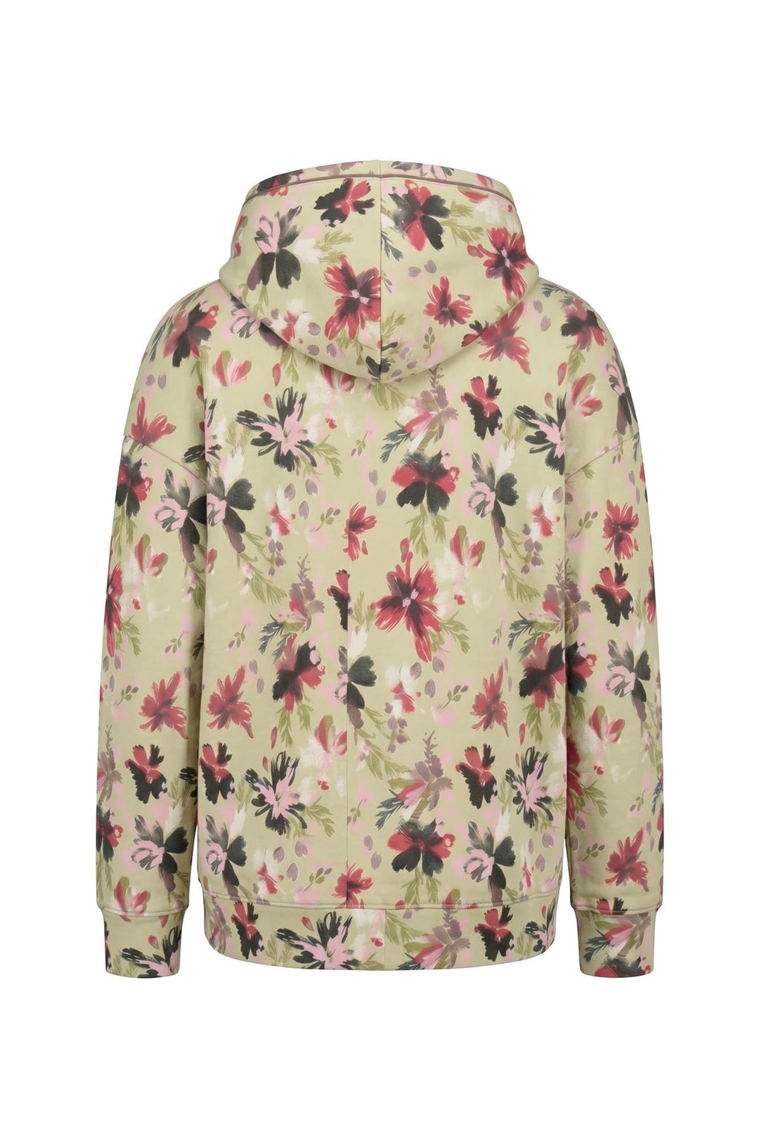 Hoodie Damen floraler Allover-Print Stickerei