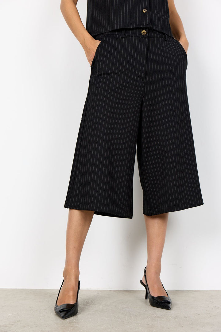 Hose 7/8 Damen Nadelstreifen