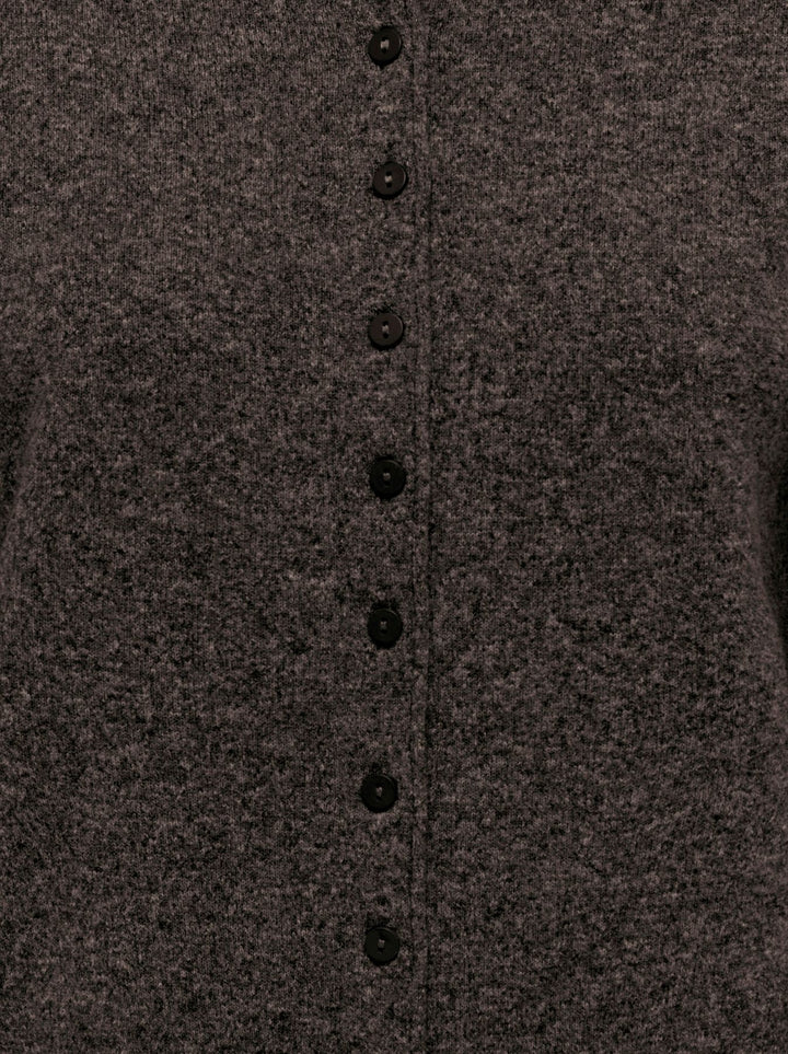 ONLLOYAL LS O-NECK BUTTON CARDI KNT