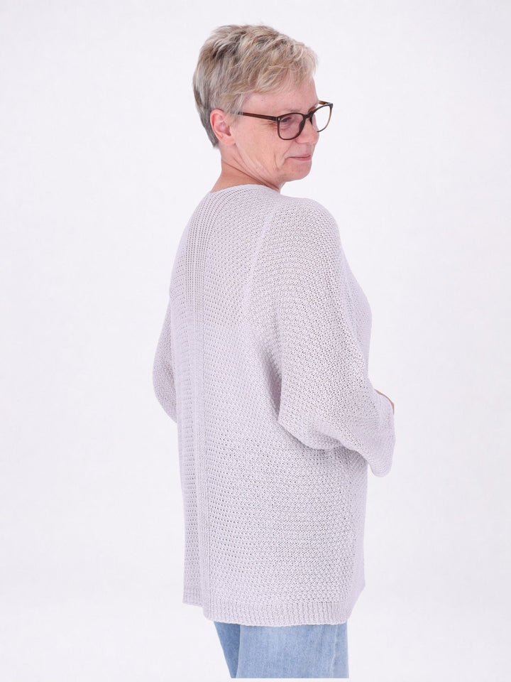 Strickjacke Damen offen 3/4 Arm