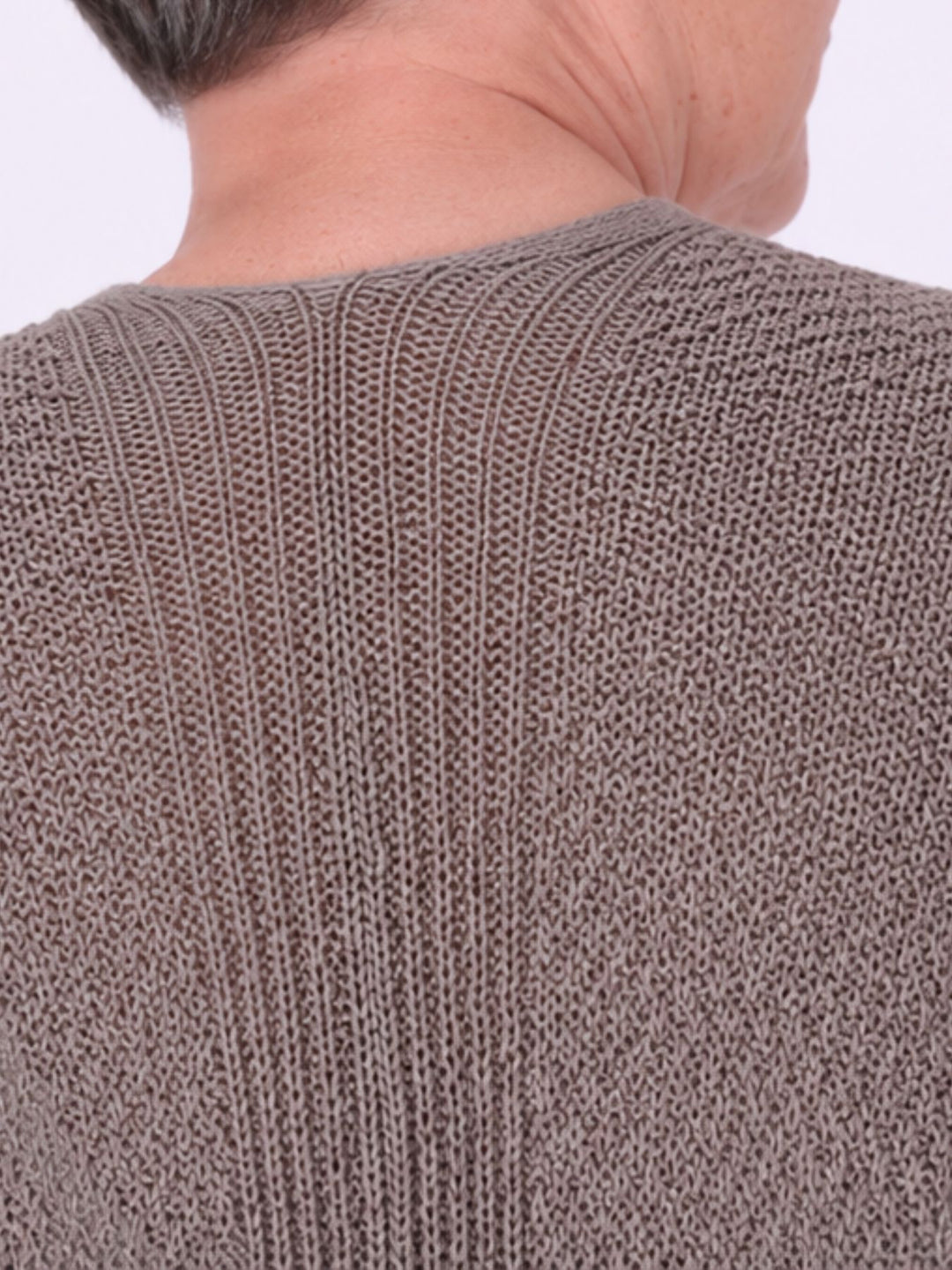 Strickjacke Damen offen 3/4 Arm
