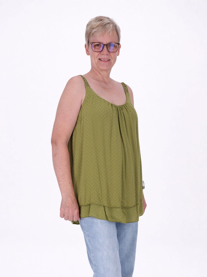 Top Double Layer Träger Häkel