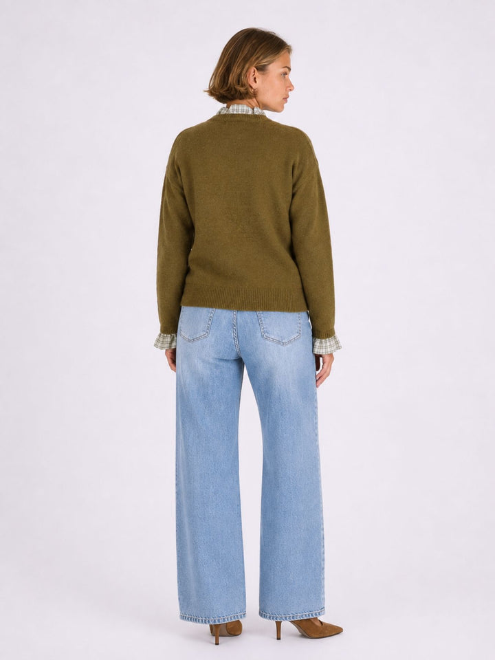 Strickjacke Damen Applikation Dackel Rüschen