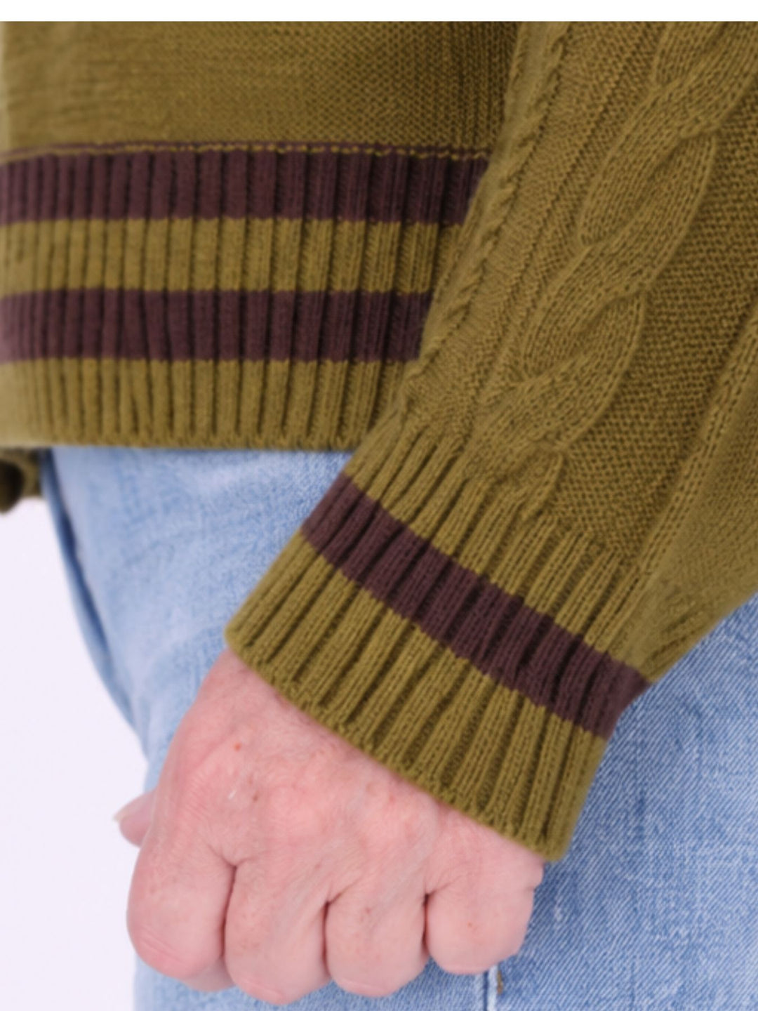 Strickjacke Damen Farbmix Raute