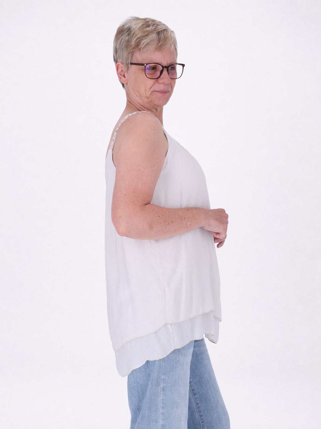 Top Double Layer Träger Häkel