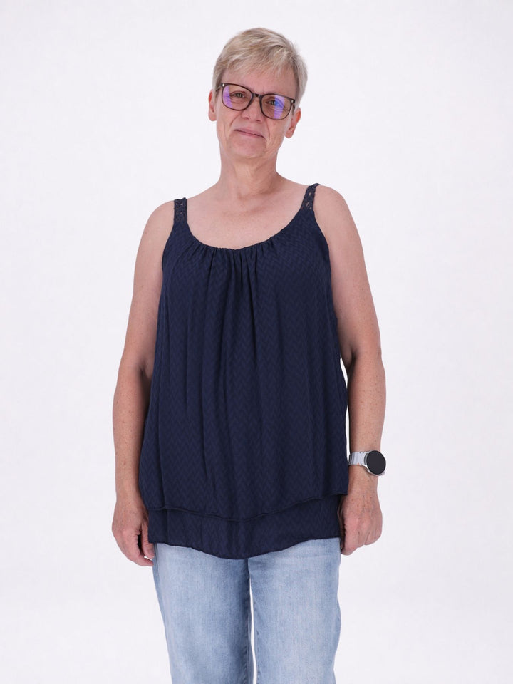 Top Double Layer Träger Häkel