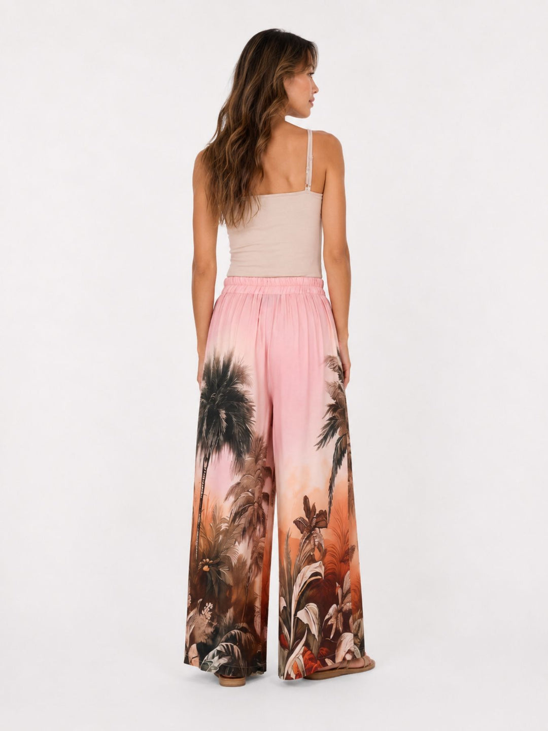 Schlupfhose Damen weites Bein AOP Jungel
