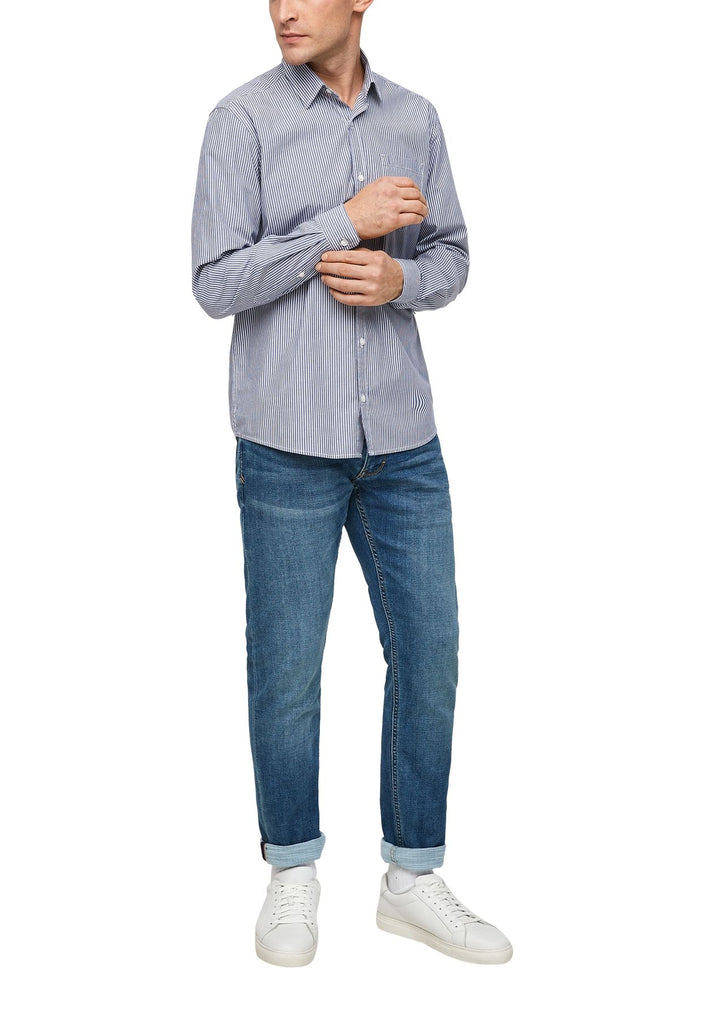 Hemd Herren Langarm gestreift