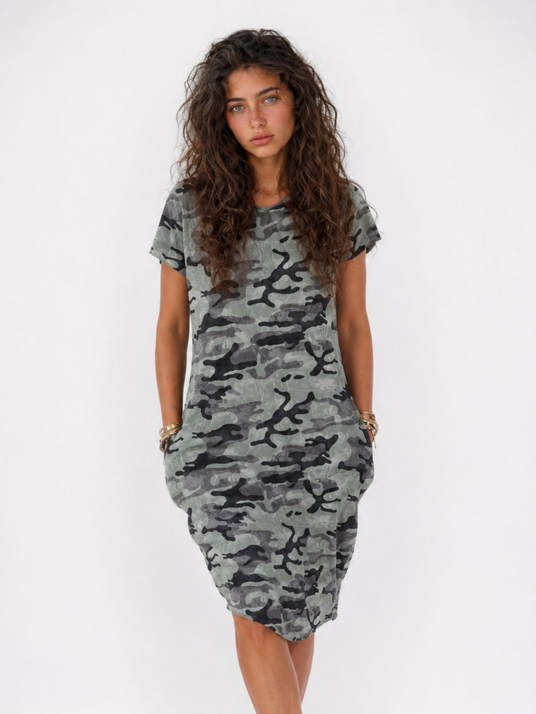 Kleid Camouflage
