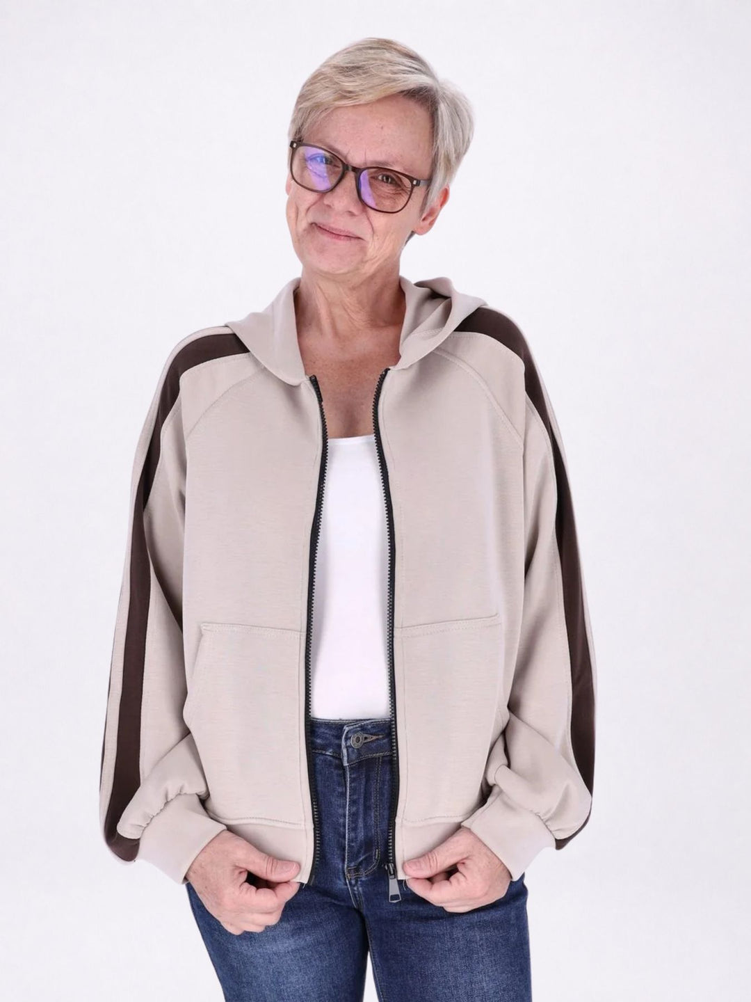 Sweatjacke Damen Kapuze