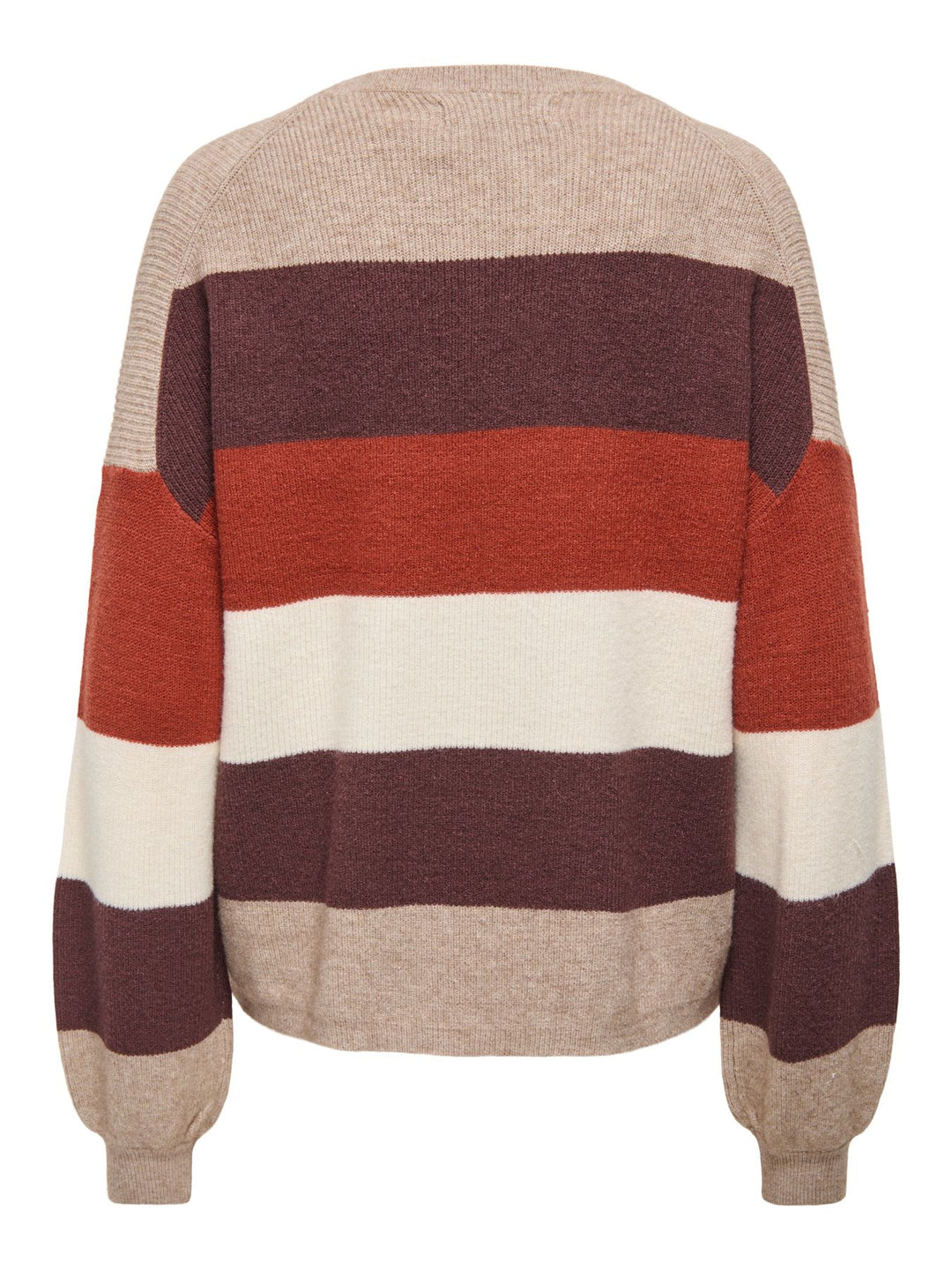 ONLATIA L/S STRIPE PULLOV KNT NOOS Beige/Mel/Deep M/Picante/Whiteca