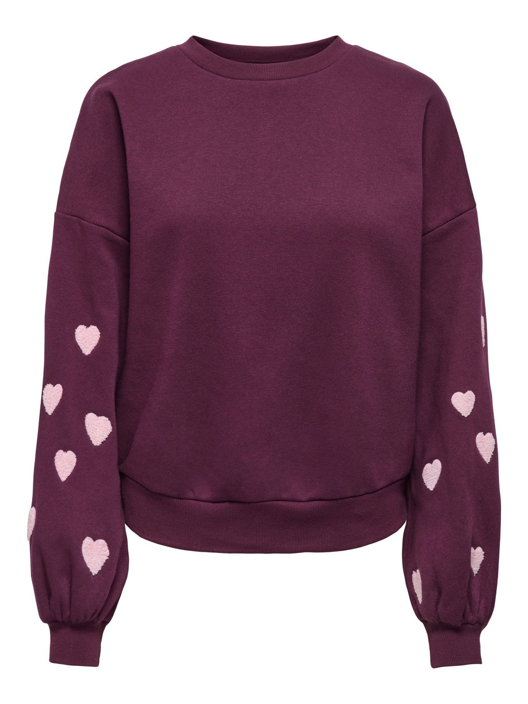 ONLMACY L/S O-NECK BOX CC SWT NOOS Fig/Pale lilac hearts