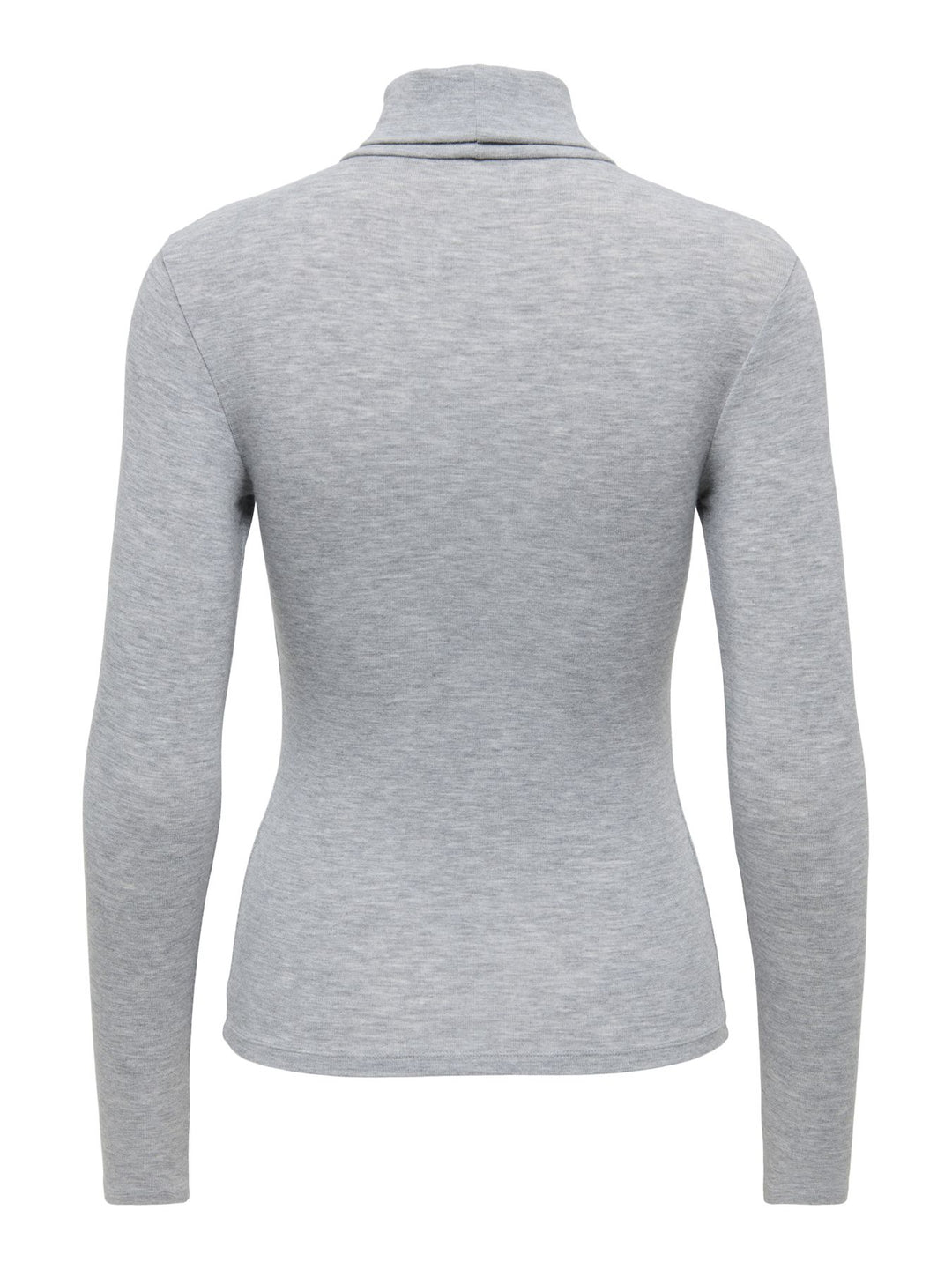 ONLGLAMOUR L/S ROLL-NECK TOP JRS NO Light Grey Melange