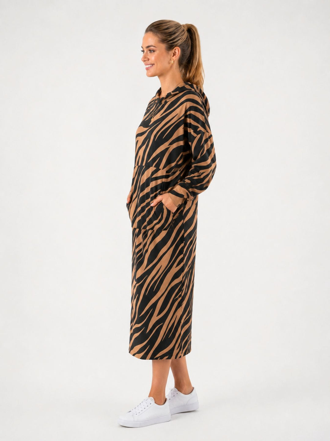 Kleid, Tigerprint