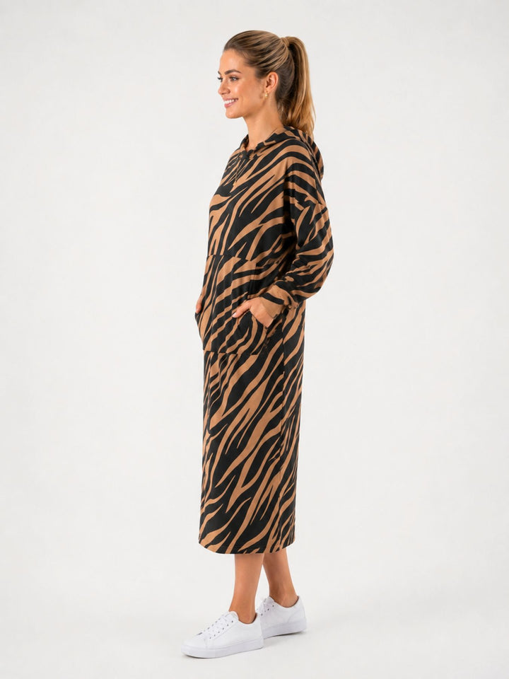 Kleid, Tigerprint