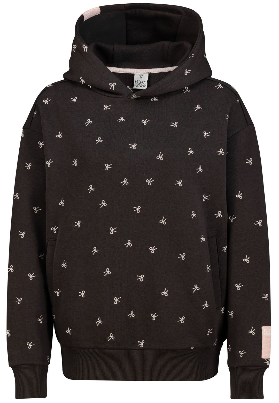 Sweat Damen Stickerei Schleifen