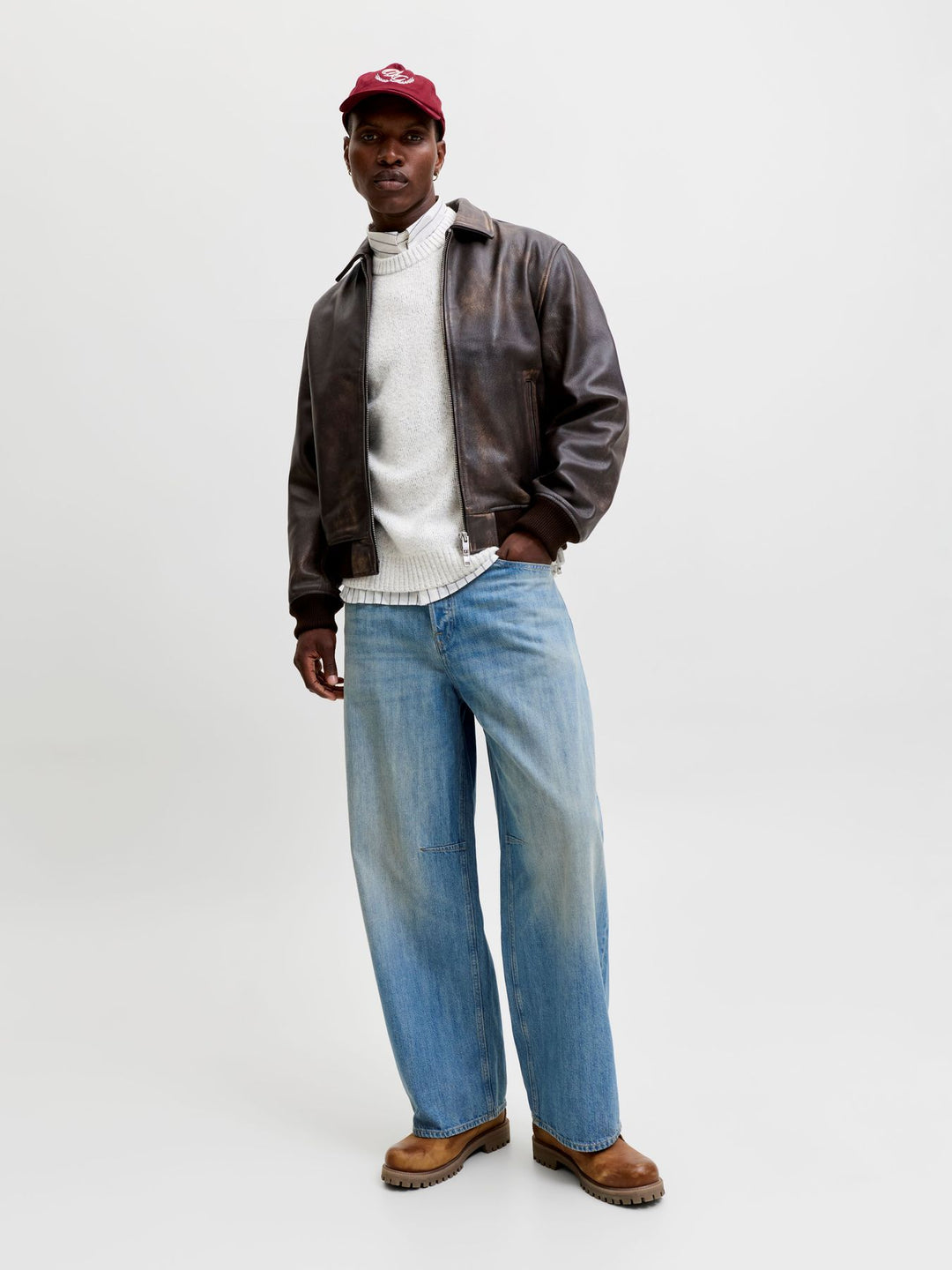 JORCHAMBERI KNIT JACQUARD CREW NECK