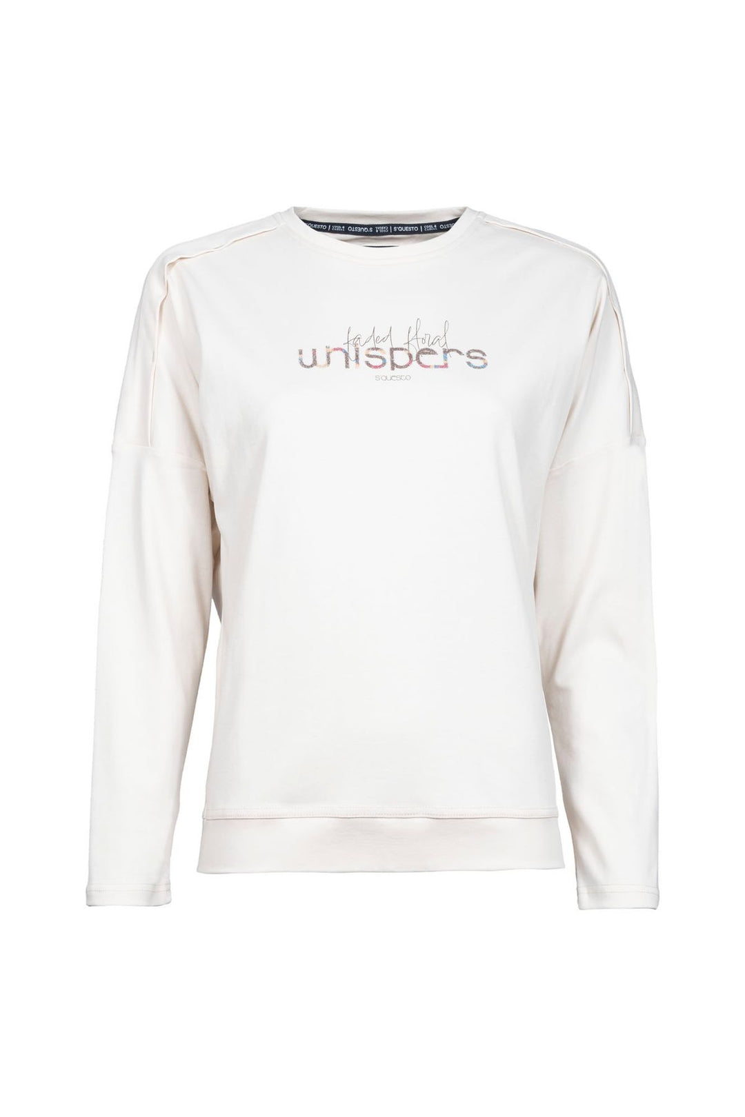Langarmshirt Damen Frontmotiv mit Farbverlauf