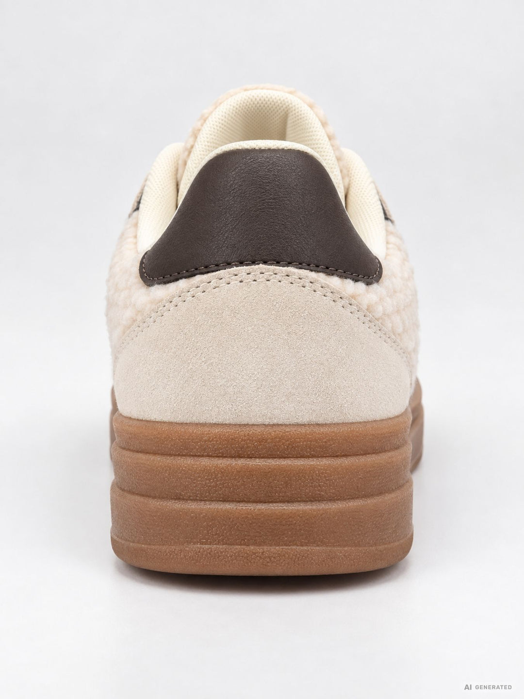 Retro-Sneaker Teddy-Optik