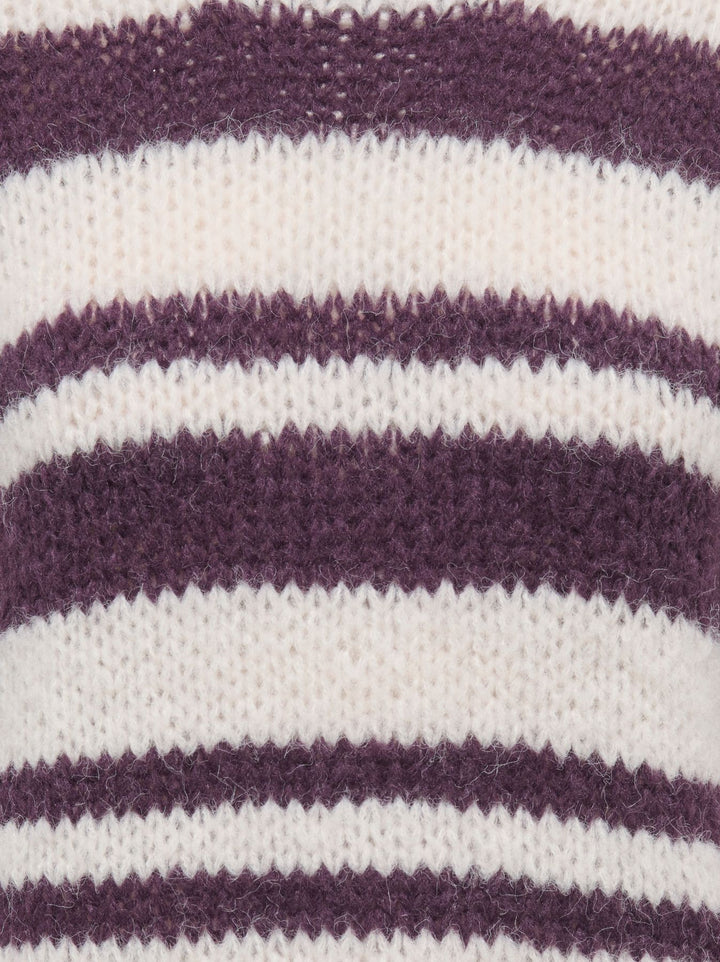ONLNORDIC LS STRIPE O-NECK KNT