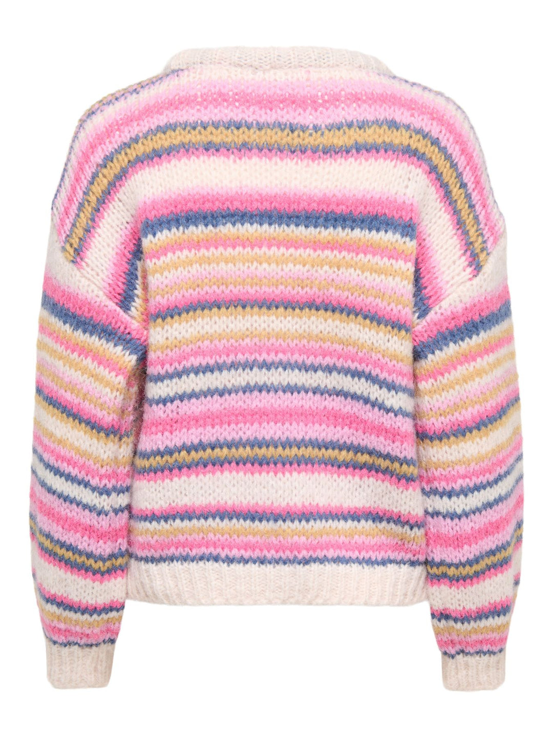 ONLNORDIC LS STRIPE O-NECK KNT
